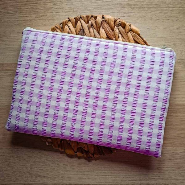 Funda para portátil acolchada con cremallera – Diseño único hecho a mano